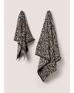  & Gold Casa Leopard Print Towel