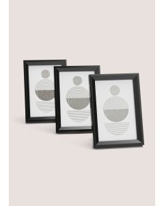 3 Pack Frames (4x6in)-Black