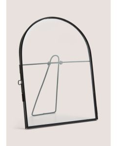 Black Metal Frame Arch (20cm x 15.5cm x 1.5cm)-Black