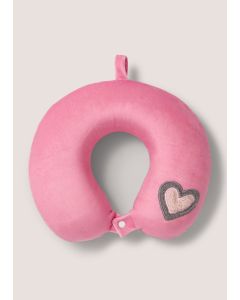 Heart Travel Pillow (31cm x 29cm x 11cm)-Pink