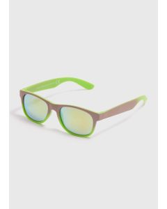 Boys Ombre Sunglasses-Green-One Size