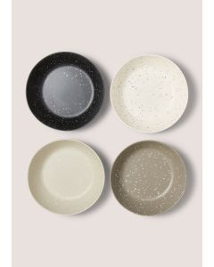 Outdoor 4 Pack Terrazzo Bowls-Multi-One Size