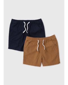 Boys 2 Pack Cargo Shorts