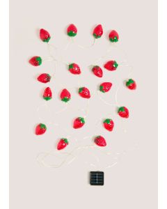 Strawberry Solar Lights-Red-One Size