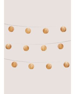 Outdoor Woven String Lights Natural-Natural-One Size