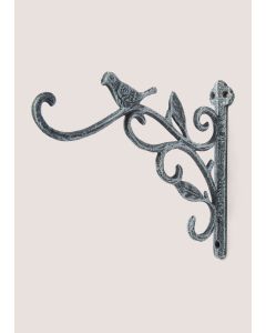 Cast Iron Bird Hook (22cm x 19cm)-Grey