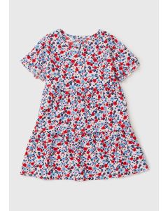 Girls  Floral Ditsy Crinkle Dress