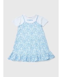 Girls 2 in 1 Crinkle Dress 