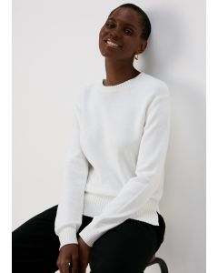 Ivory Solid Jumper