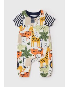 Baby Multicolour Jungle Dungaree