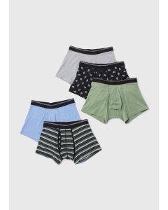 5 Pack Spring Keyhole Boxers