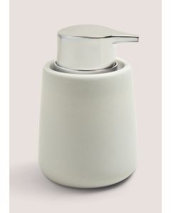 Modern Ceramic Soap Dispenser (8cm x 13cm)-Grey