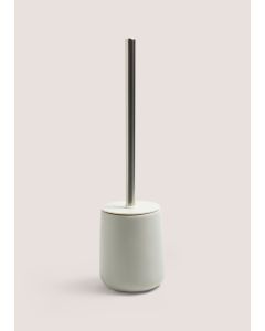 Ceramic Toilet Brush (37cm x 10cm)-Grey