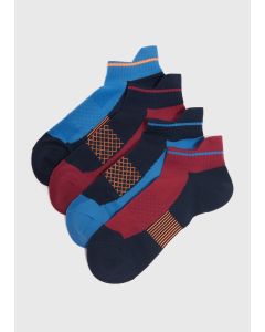 Souluxe 4 Pack Sports Socks