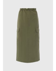 Cargo Utility Midi Skirt