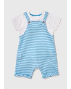 Kids Stripe Statement Dungarees