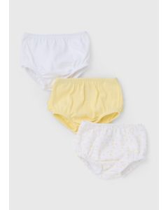 Baby 3 Pack  & Lemon Frill Knickers