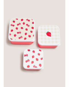 Strawberry Snack Pots-Pink-One Size