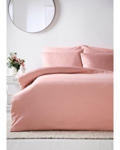 Plain Dyed Duvet Set in Pink