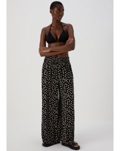 Spot Design Wide Leg Trousers