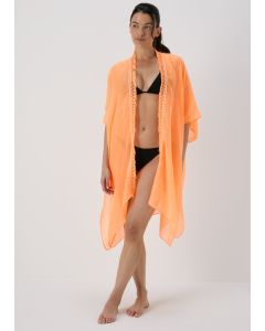 Tassel Kimono-Orange-One Size