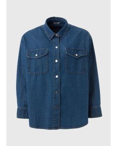 Mid Wash Denim Shirt