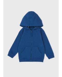 Boys Cobalt Zip Up Hoodie (1-7Yrs)