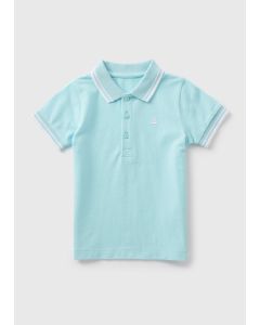 Boys Aqua Polo Shirt