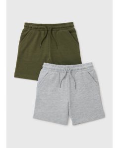 Boys 2 Pack  Jogger Shorts