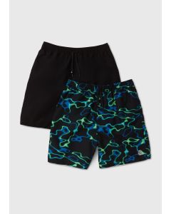 Boys 2 Pack  Swim Shorts