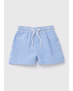 Boys Seersucker Swim Shorts