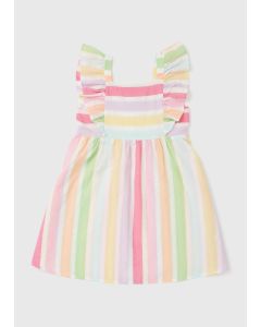 Girls Stripe Woven Dress