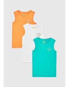 Boys 3 Pack Vests