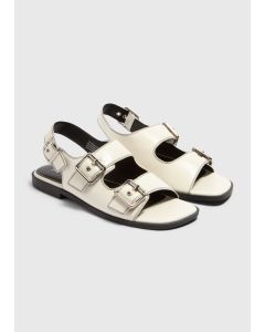 Buckle Flat Sandals