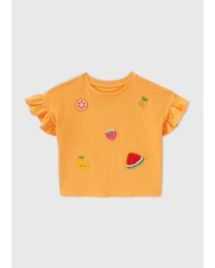 Girls Fruit Crochet T-Shirt