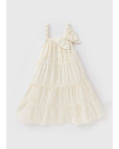 Girls Bow Schiffley Dress