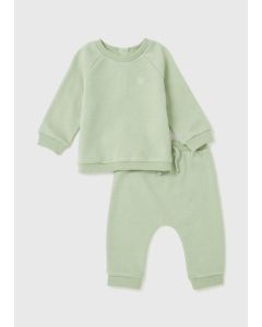 Baby Green Sweatshirt & Joggers Set