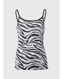  Animal Print Basic Cami Vest