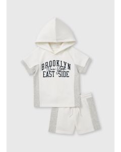 Boys Brooklyn Hoodie & Shorts Set