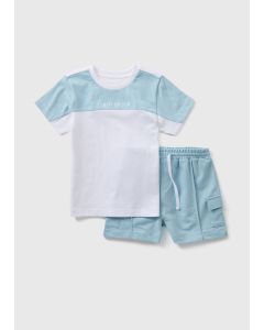 Boys T-Shirt & Cargo Shorts Set 