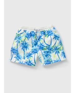 Boys Palm Print Swim Shorts