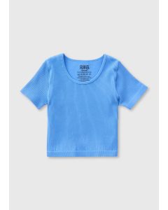 Girls Seamless Ribbed T-Shirt