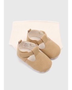 Baby Shoes & Bib Set