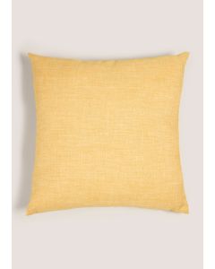 Linen-Look Cushion-Yellow-One Size