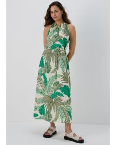 Et Vous Airflow Palm Maxi Sundress