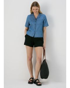 Denim Boxy Shirt