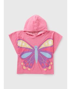 Girls Butterfly Poncho