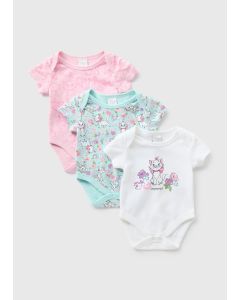 Disney Baby 3 Pack Marie Bodysuits