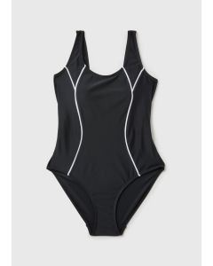 Souluxe Black Panel Swimsuit