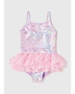 Girls Multicoloured Mermaid Swimsuit (1-7yrs)